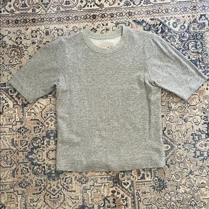 EVERLANE French Terry Puff Sleeve Top